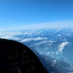 Flugwegposition um 11:09:13: Aufgenommen in der Nähe von Johnsbach, 8912 Johnsbach, Österreich in 4697 Meter